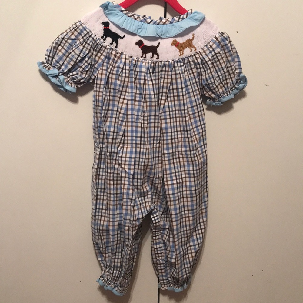 Precious In His Sight Lab Long Smocked Bubble